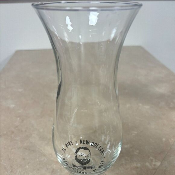 VINTAGE AL HIRT NEW ORLEANS SOUVENIR HURRICANE DAIQUIRI GLASS - Picture 2 of 4